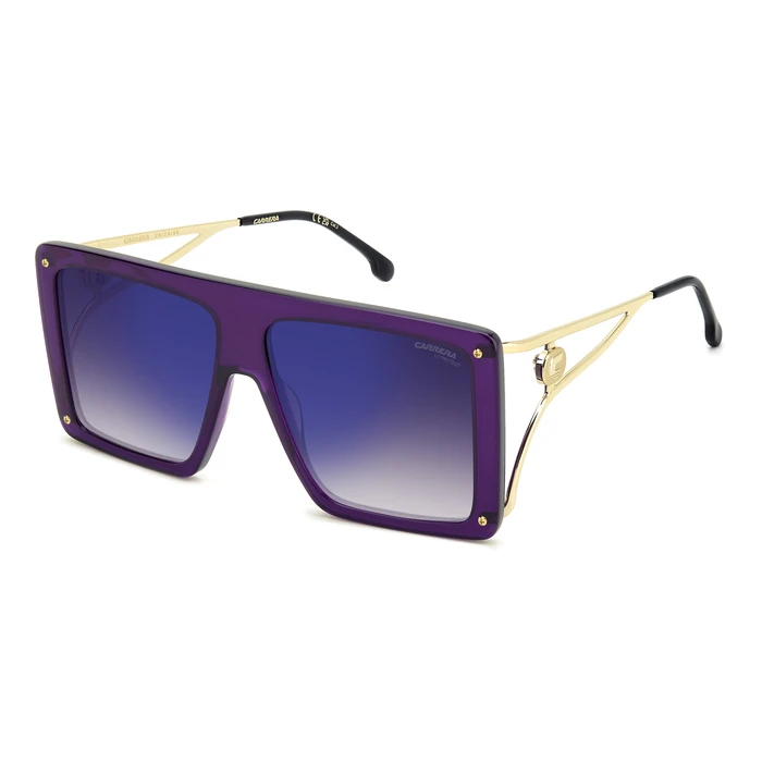 CARRERA Women Sunglasses CAUNICASEB3V (60/14/130) - Grey lenses, Golden frame