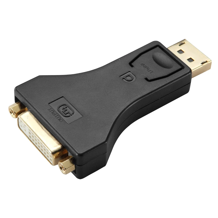Αντάπτορας DisplayPort Powertech σε DVI CAB-DP063, Passive, 4K, μαύρος