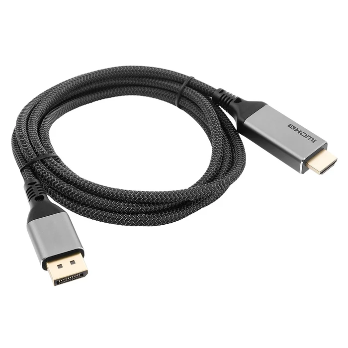 Καλώδιο Displayport Powertech Σε HDMI Cab-Dp069, 4K/30Hz, 1.5M, Μαύρο