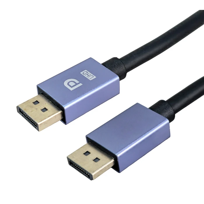 POWERTECH DisplayPort Cable CAB-DP080 8K 60Hz 48 Gbps 2m Black