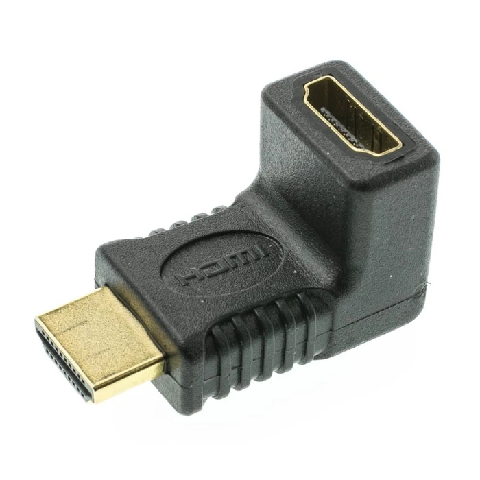 Αντάπτορας Hdmi Powertech Cab-H035 Γωνιακός 90° Μαύρος