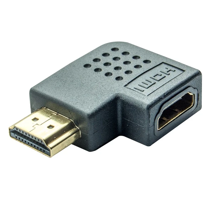 Αντάπτορας Hdmi Powertech Cab-H037 Γωνιακός 90° Right Μαύρος