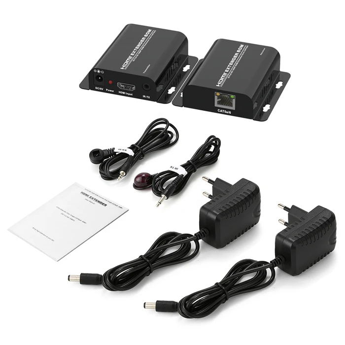 HDMI Video Extender Powertech Cab-H148 Μέσω Καλωδίου Rj45, 1080P, 60M
