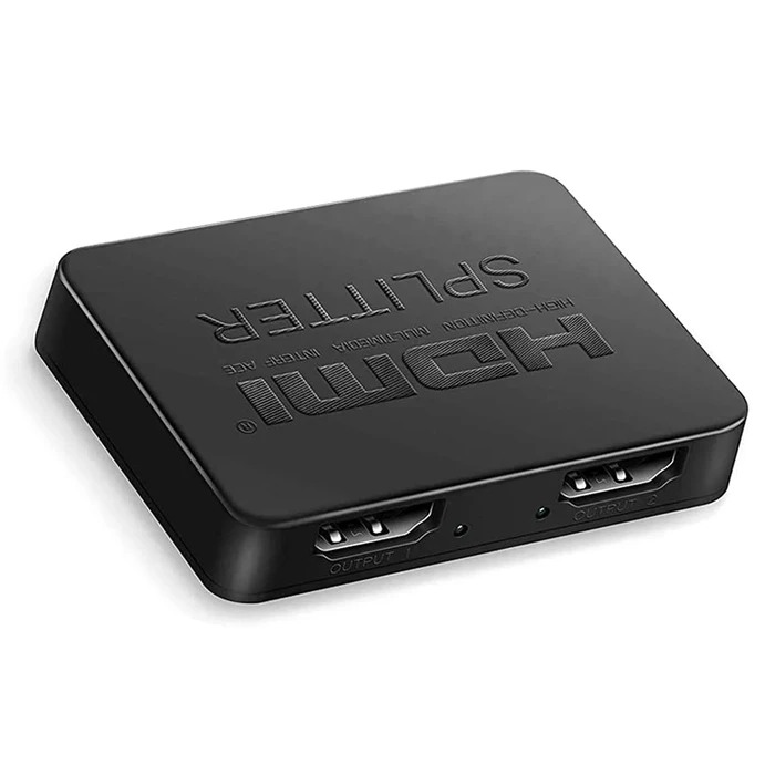 Powertech Hdmi Splitter Cab-H156, 1-In Σε 2-Out, 4k/30hz, Hdr/Hdcp, Μαύρο