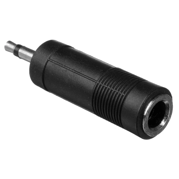 Αντάπτορας Powertech mono 3.5mm σε 6.35mm CAB-J023, μαύρος, 5τμχ