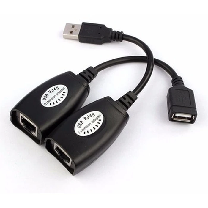 Αντάπτορας Δικτύου USB Powertech CAT 5/5a/6 σε CAB-N098, μαύρος