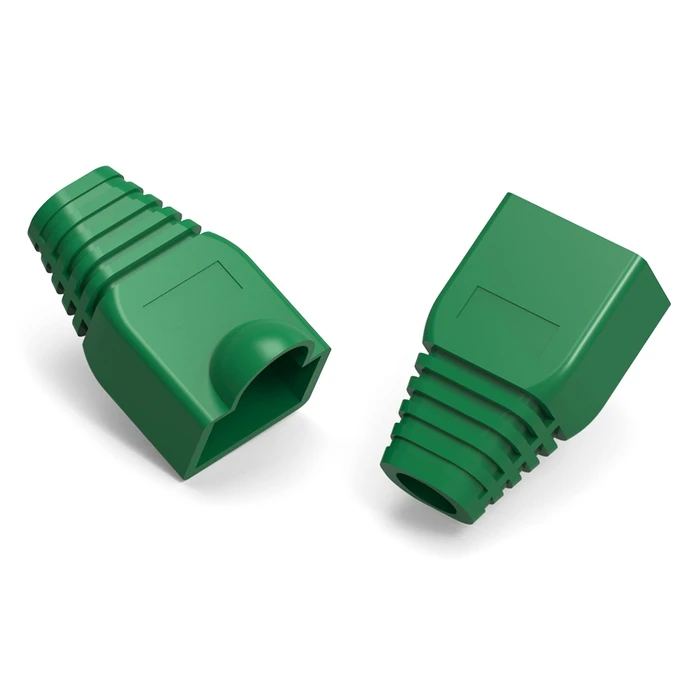 Κάλυμμα Δικτύου Powertech για Βύσμα RJ45 CAB-N285 πράσινο, 10τμχ