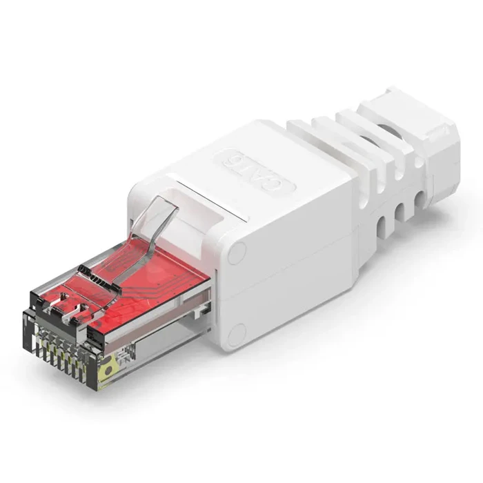 Βύσμα Δικτύου Powertech Rj45 Cab-N350 Cat 6a Utp Tool-Free Λευκό