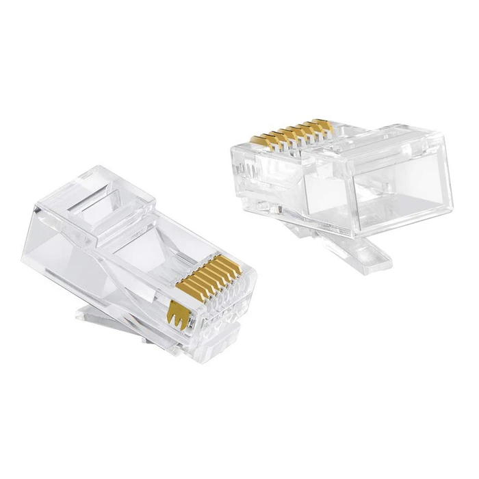 POWERTECH RJ45 Plug CAB-N447 Open Type Cat 6 6a UTP Transparent 50 pcs