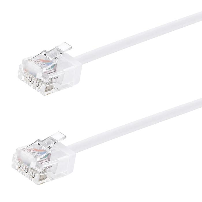 Powertech U/UTP Cat.6a Καλώδιο Δικτύου Ethernet 0.25m Λευκό (CAB-N468)