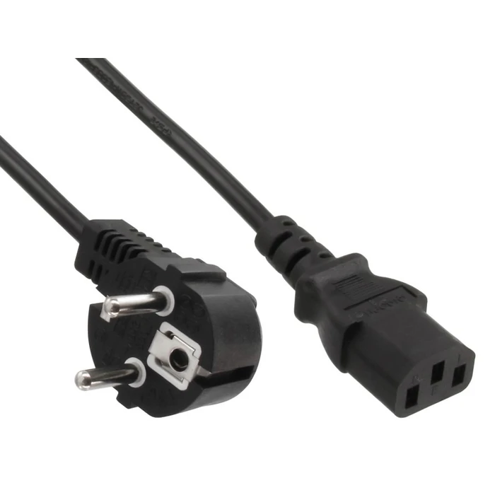 Καλώδιο Τροφοδοσίας Powertech 3x 1mm² Cab-P014 Μαύρο 1.5m