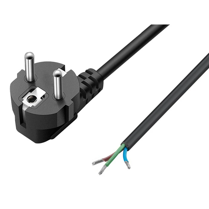 Καλώδιο Τροφοδοσίας Powertech Cab-P038 Ccs 3x 0.75mm² 1.8m Μαύρο