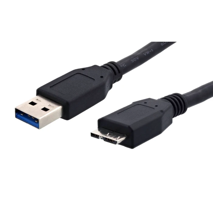 Καλώδιο USB Powertech σε Micro B USB CAB-U004, 5Gbps, 1.5m, μαύρο
