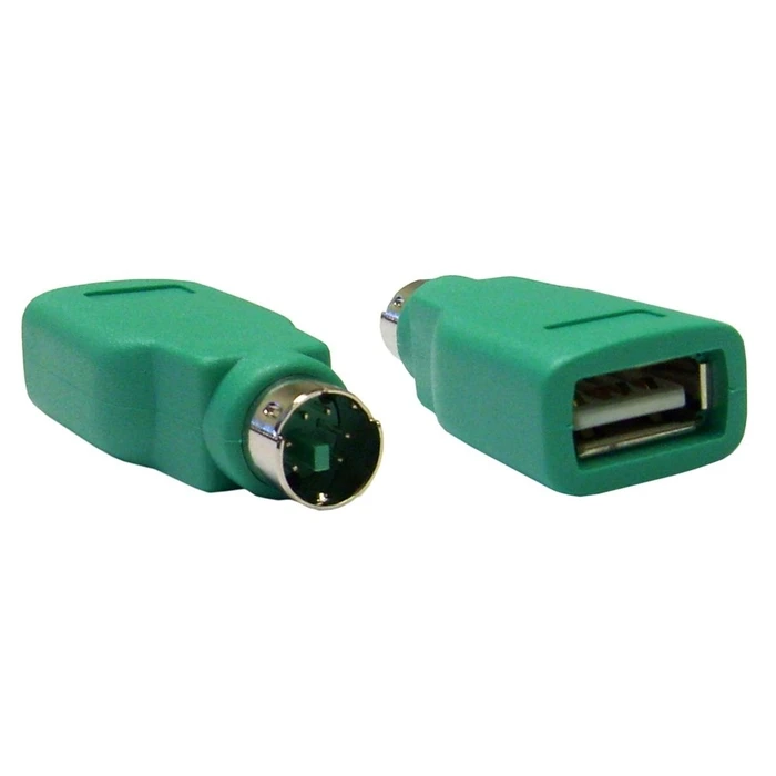Αντάπτορας USB Powertech 2.0 θηλυκό σε PS2 αρσενικό CAB-U021, πράσινος