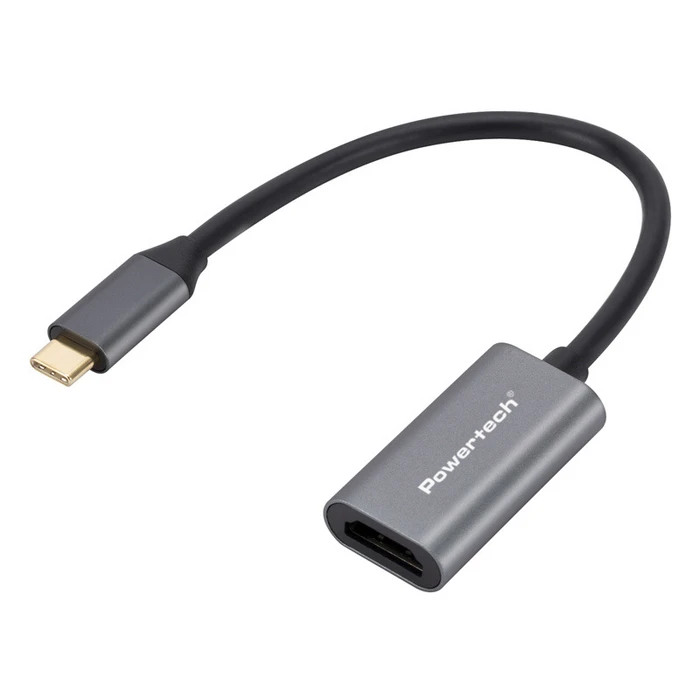 Αντάπτορας USB-C Powertech σε HDMI CAB-Uc086, 4K/60Hz, Γκρι