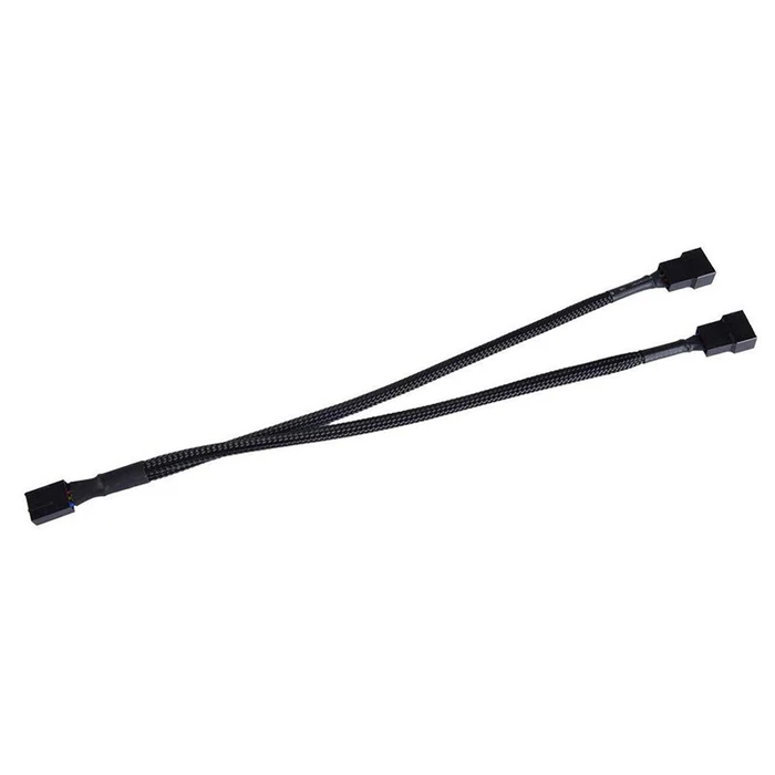 Καλώδιο Powertech 4-Pin Pwm Σε 2X 4-Pin Pwm Cab-W048, 0.15M, Μαύρο