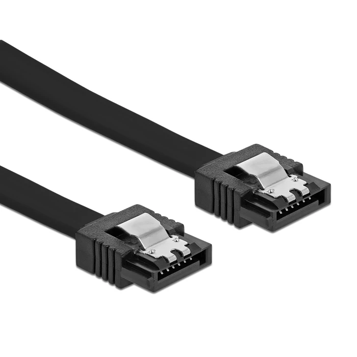 POWERTECH SATA III Cable CAB W050 6 Gb s 0 50m Black