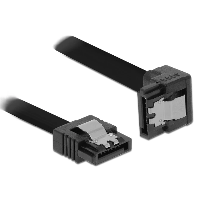 POWERTECH SATA III Cable angled 6 Gb s 0.50m black