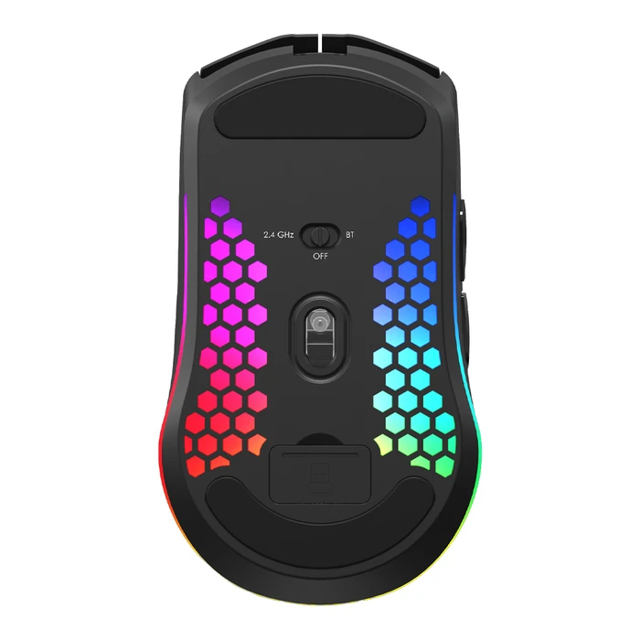 White Shark WGM-5020 Ασύρματο RGB Gaming Ποντίκι 6400 DPI Μαύρο