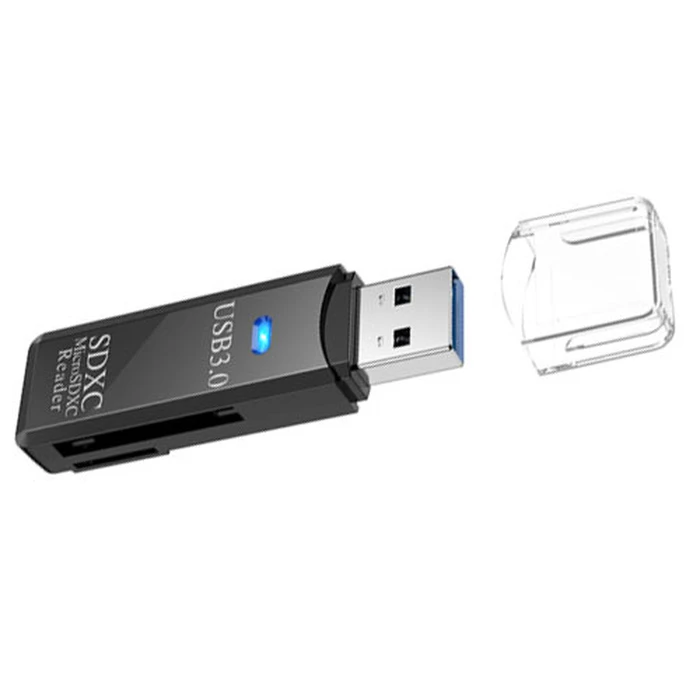 Card Reader Lamtech USB 3.0 Black