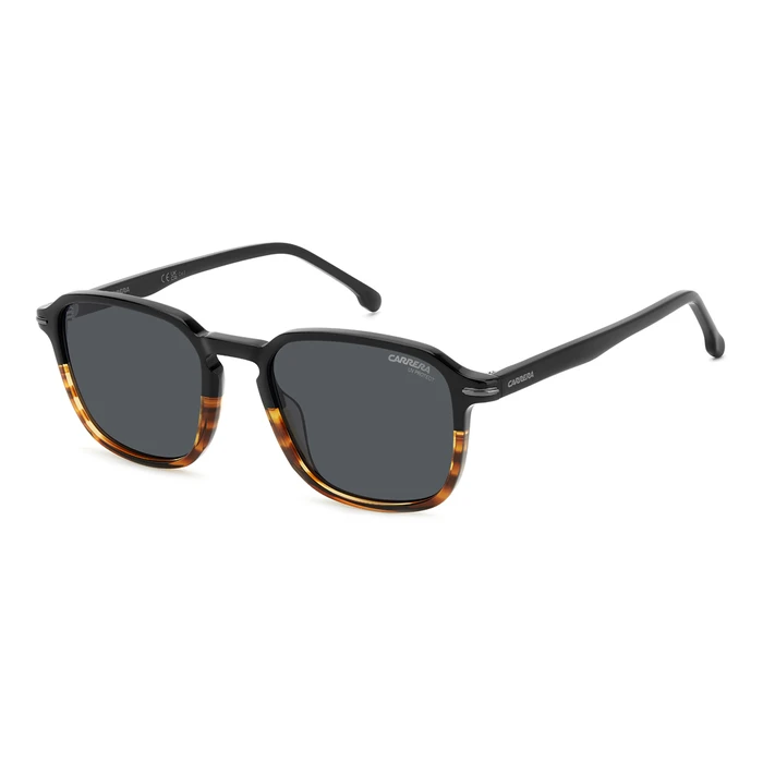 Carrera Sunglasses CARRERA328/S WR7IR 53/20/145 Black Acetate Frame, Grey Lenses
