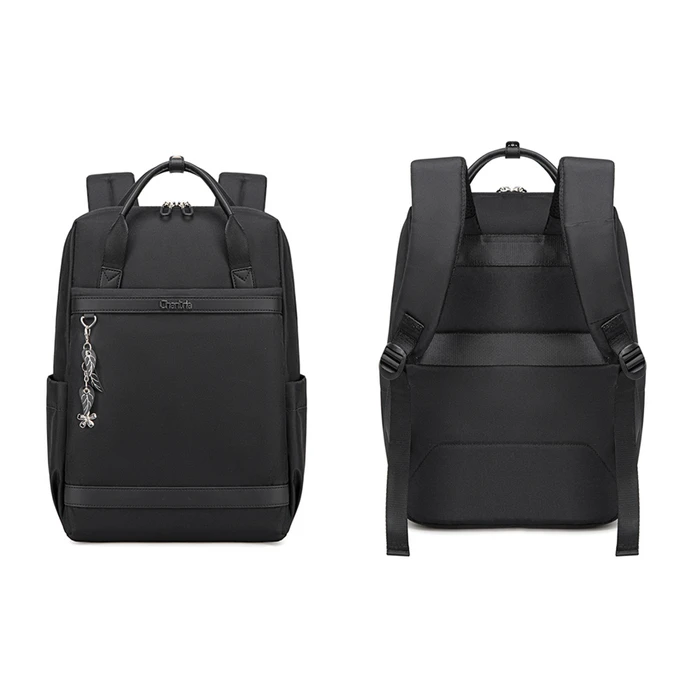 Τσάντα Laptop Chantria Γυναικεία Πλάτης Cb00639 14", 12.5L, Μαύρη