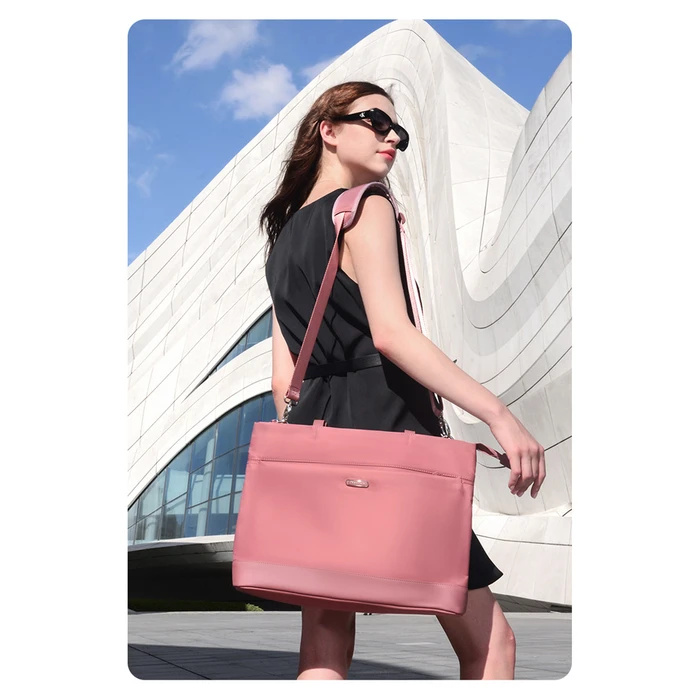 Τσάντα Laptop Chantria Γυναικεία Ώμου Cb00789 για 15.6", 12L, Μωβ