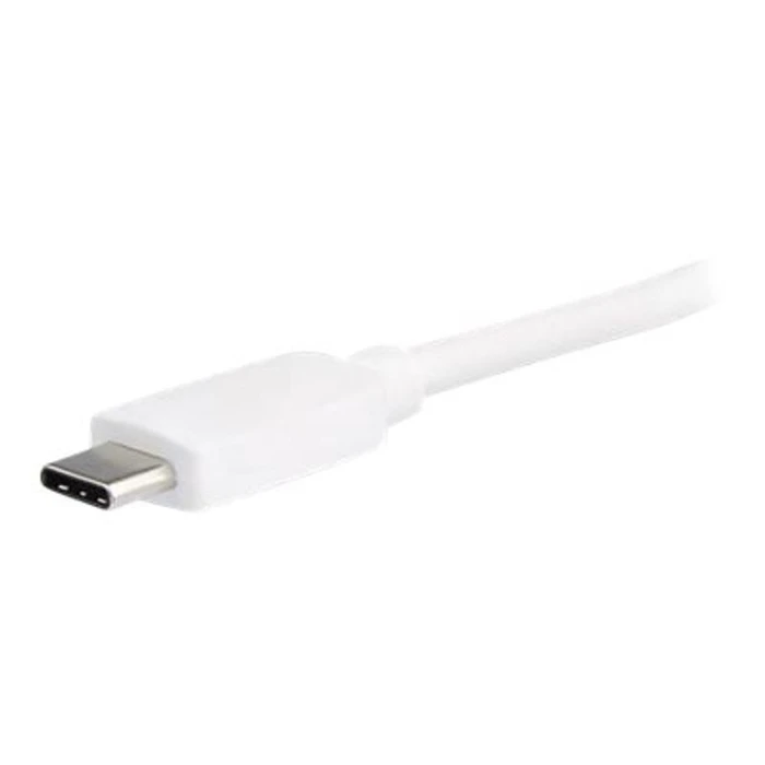Docking Station StarTech USB-C to USB 3.0 / DVI / Gigabit Ethernet - USB-C Hub - External Video Adapter - White