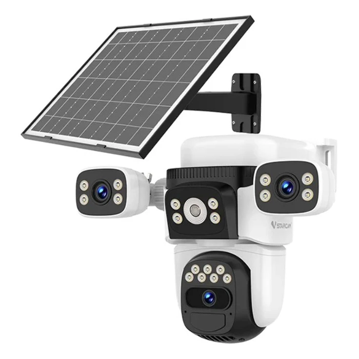 VSTARCAM Smart Solar Camera CB621SR Triple Lens 2MP WiFi SD PTZ IP66