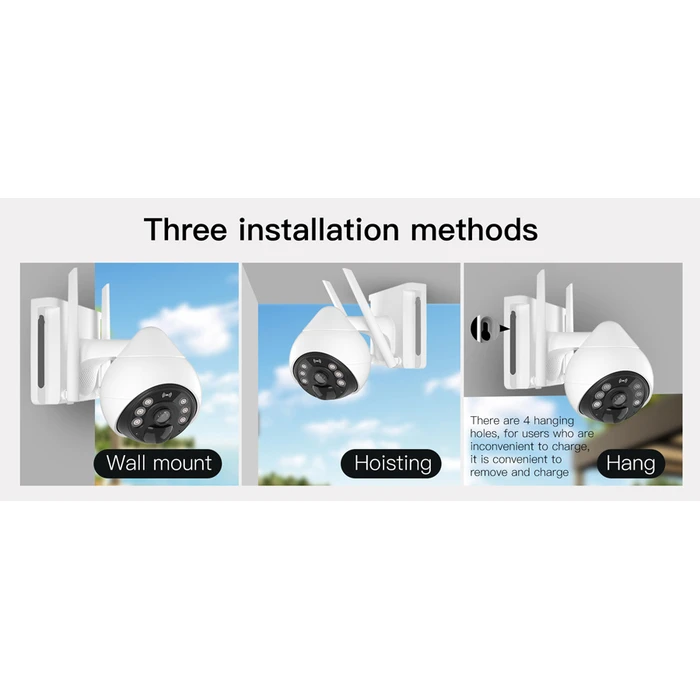 IP Κάμερα Vstarcam ηλιακή CB69, 10000mAh, IP66, 3MP, WiFi, PTZ