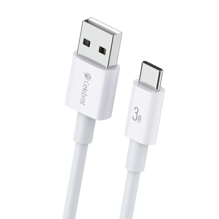 Καλώδιo USB Cabletime Type-C σε USB CB-24C, 3A, 1.2m, λευκό