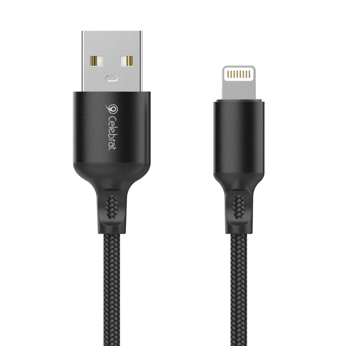 Καλώδιο Lightning Celebrat σε USB CB-32, 12W, 1m, μαύρο