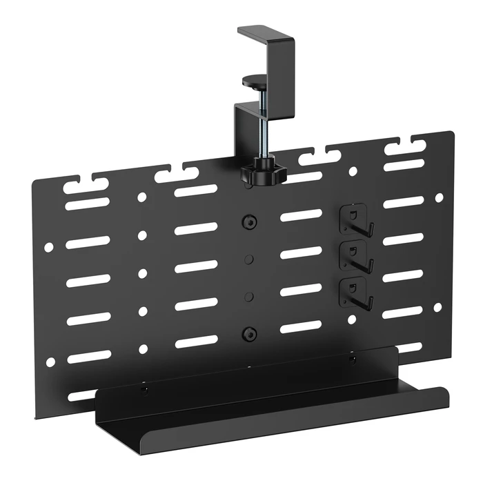 BRATECK cable management γραφείου CC11-20-1 μεταλλικό μαύρο