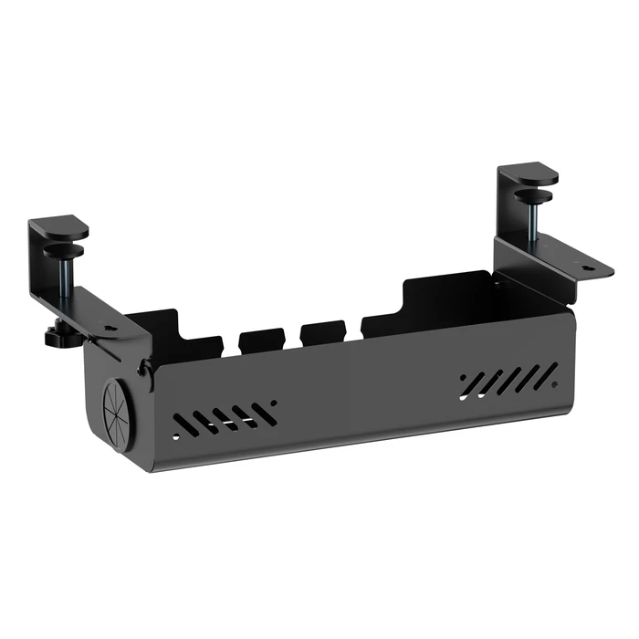 BRATECK Cable Management Γραφείου CC11-22-1, Μεταλλικό, 494x167x196mm, Μαύρο