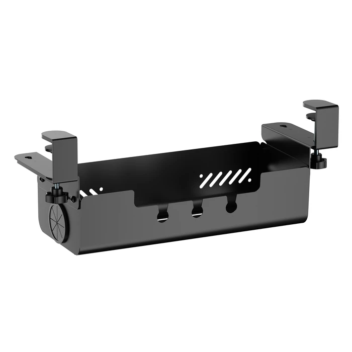 BRATECK Cable Management Γραφείου CC11-22-1, Μεταλλικό, 494x167x196mm, Μαύρο