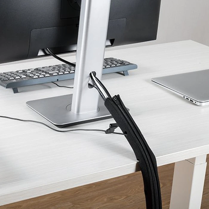 Κάλυμμα Καλωδίων Brateck τύπου Flex Wrap CC15-1, με φερμουάρ, Φ30cm x1m