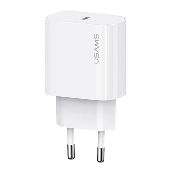 Wall Charger USAMS CC226 USB C 20W White
