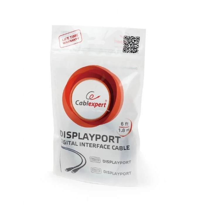 Καλώδιo DisplayPort Cablexpert DIGITAL INTERFACE 1,8m