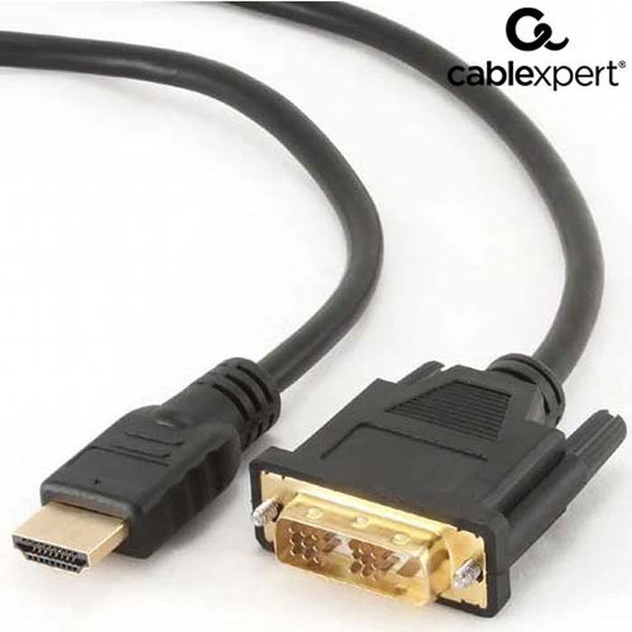 Καλώδιo HDMI Cablexpert to DVI M-M GOLD PLATED Connectors 4.5m BULK
