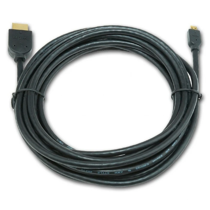 Καλώδιο HDMI Cablexpert Male to Micro D-MALE Black With Gold-Plated 4.5M