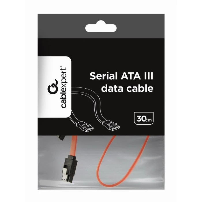 Καλώδιo Cablexpert SERIAL ATA III 30CM Data METAL CLIPS
