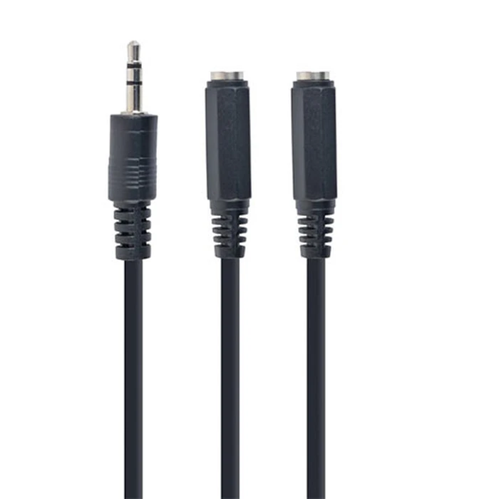 Αντάπτορας 3,5mm Cablexpert Audio Splitter Cable 10CM Black