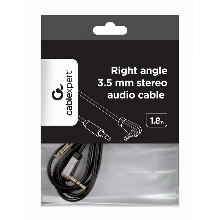 Καλώδιo 3,5mm Cablexpert RIGHT ANGLE Stereo 1,8M