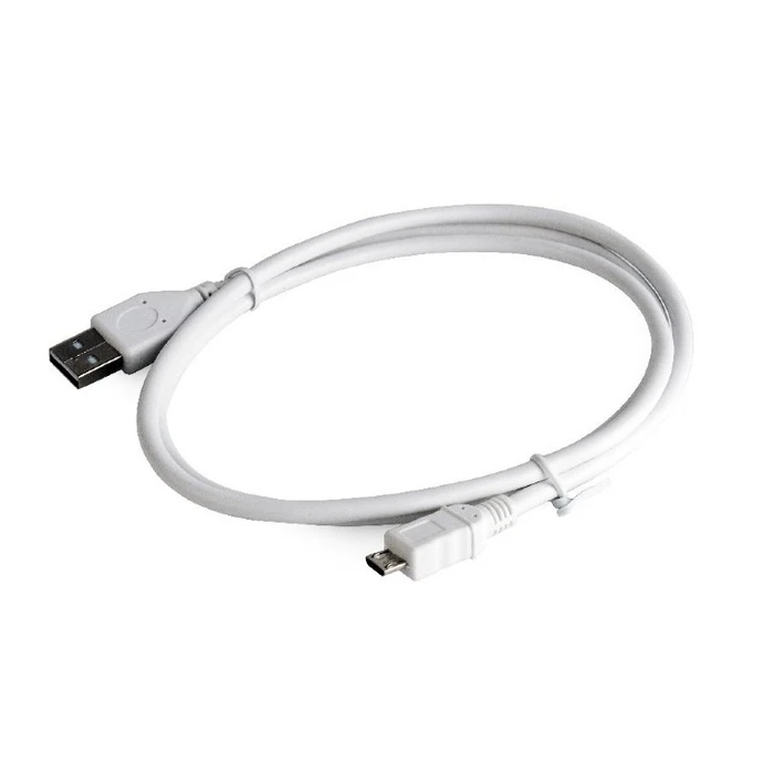 Καλώδιo USB Cablexpert Micro WHITE COLOR 1M