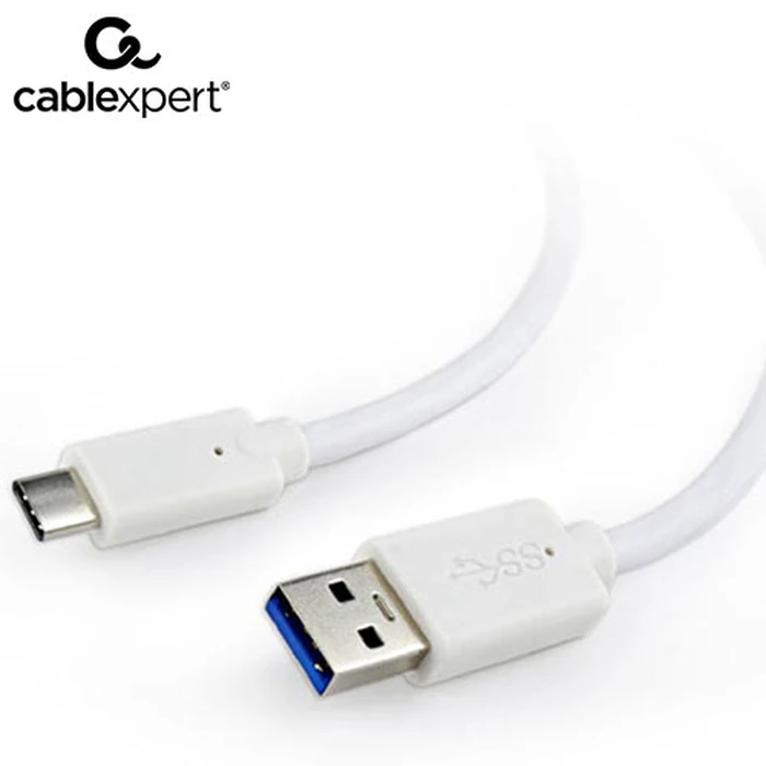 Καλώδιo USB Cablexpert 3.0 AM to Type-C 0.5M WHITE