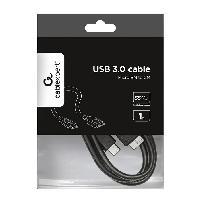 Καλώδιo USB Cablexpert 3,0 BM to Type-C 1M