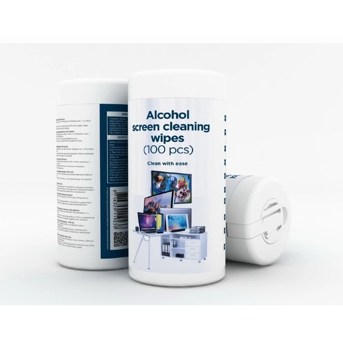 Μαντηλάκια Καθαρισμού Οθόνης Gembird ALCOHOL (100PCS)