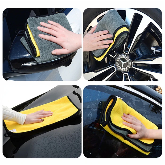 Απορροφητική πετσέτα μικροϊνών Powertech CLN-0012, 30 x 60cm, κίτρινη