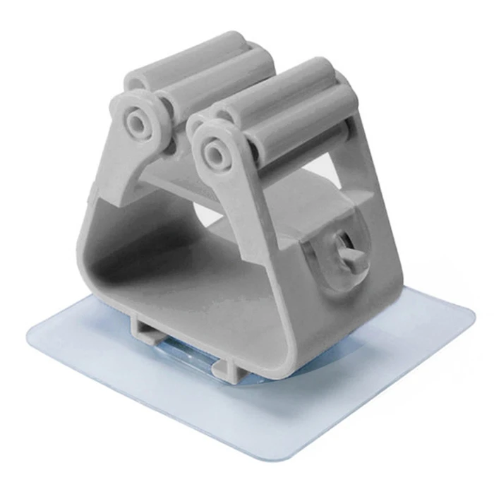 Βάση Συγκράτησης Αντικειμένων Powertech Cln-0027, Γκρι, 2Τμχ