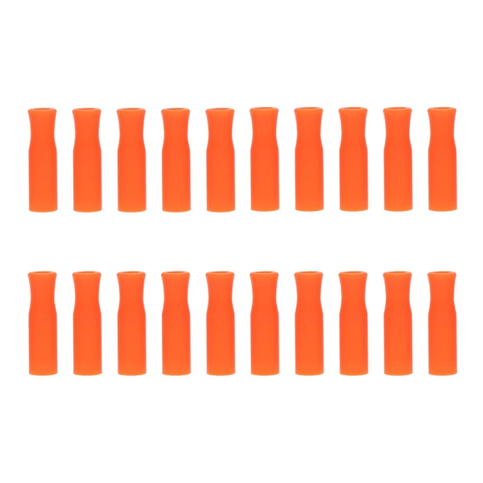 Στόμιο Σιλικόνης Powertech για μεταλλικά καλαμάκια CLN-0046, 20τμχ